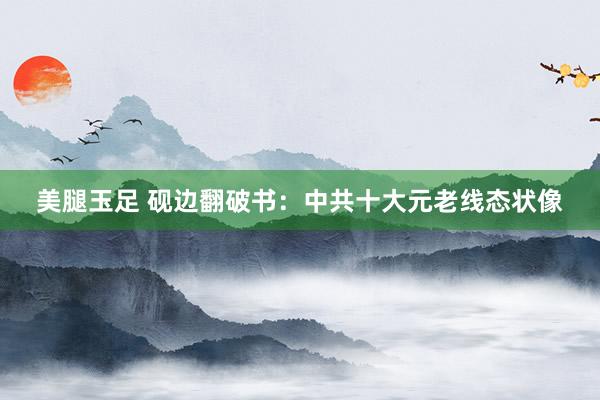 美腿玉足 砚边翻破书：中共十大元老线态状像