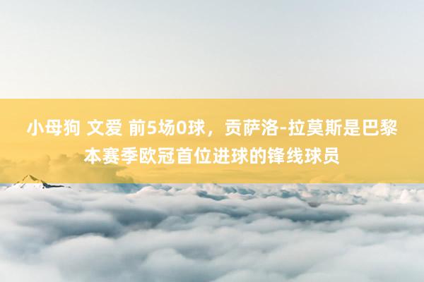 小母狗 文爱 前5场0球，贡萨洛-拉莫斯是巴黎本赛季欧冠首位进球的锋线球员