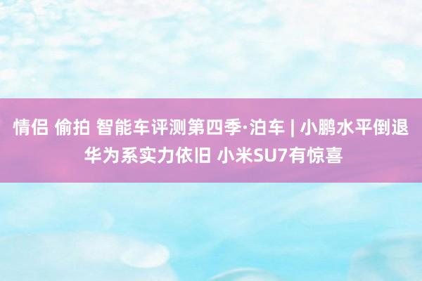 情侣 偷拍 智能车评测第四季·泊车 | 小鹏水平倒退 华为系实力依旧 小米SU7有惊喜