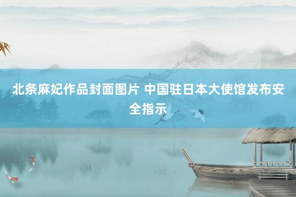 北条麻妃作品封面图片 中国驻日本大使馆发布安全指示